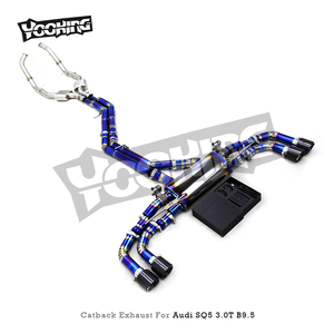 Sistema de <span class=keywords><strong>escape</strong></span> de coche con válvula deportiva automática para <span class=keywords><strong>Audi</strong></span> <span class=keywords><strong>SQ5</strong></span> 3,0 T 2019-2023, silenciador de <span class=keywords><strong>escape</strong></span>, tubo de <span class=keywords><strong>escape</strong></span> Catback de titanio - Product Image 3