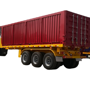2025 año HSTAR Fabricación Nuevo Tri-Axles Cargo Semi Trailer Caja cerrada Camión Puerta lateral y puerta trasera Dry Cargo Van Box Semi Truck Traile para la venta - Product Image 1