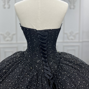 Vestidos de Noche Largos y Elegantes con Lentejuelas Brillantes Negras 2024, Jancember 9888-1 - Product Image 5