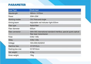 Máquina de Eliminación de Grasa de Última Generación 980nm+1470nm 50W, Dispositivo Médico de Lipólisis Endolifting - Product Image 6