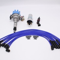 Kit Distributor Elektronik Rover V8 35D dengan Koil Pengapian Viper & Kabel Pengapian HT Biru 8mm Cocok untuk V8 3.5 3.9 4.2