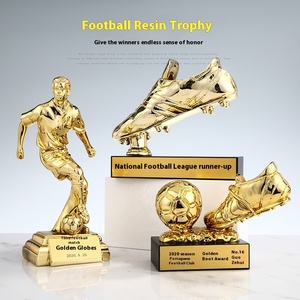 Göz Kamaştırıcı Kristal Dünya Kupası Temalı Özel Yapım Reçine Altın Ayakkabı Ödülü Lüks Kupa Futbol Yeni Yaratıcı En İyi Golcü Etkinliği - Product Image 2