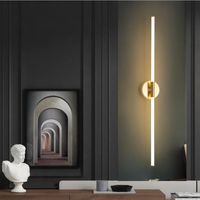 Applique murale LED moderne longue pour maison, chambre à coucher, escaliers, salon, canapé, éclairage de fond, lampe de décoration