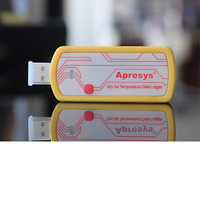 Perekam Suhu Ultra-Rendah Sekali Pakai -85C untuk Es Kering USB Baterai Dua Tahun Pelacak Transportasi Rantai Dingin Medis Khusus