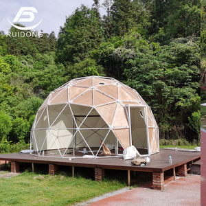 6M sang trọng hạng nặng 3 người glamping geodesic mái vòm Lều | khách sạn nghỉ mát, bên vườn & Ngoài trời tán nơi trú ẩn - Product Image 3