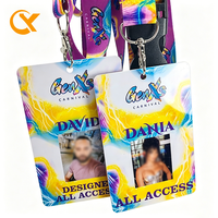 Vente en gros de badges en PVC personnalisables, nouveaux badges imprimés sur mesure, cartes VIP professionnelles, cartes d'accès en plastique pour événements et lanières