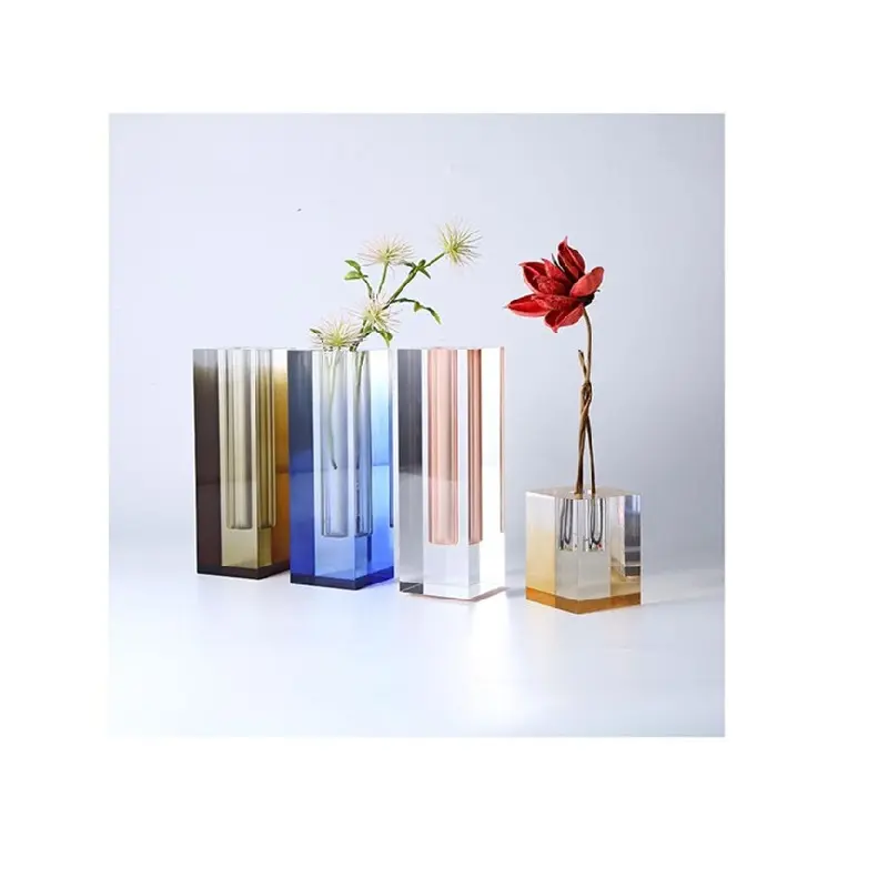 Most Popular Hot Sale High Quality Crystal Flower Vases For Home Decoration