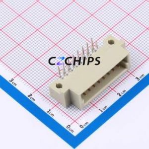 9001-35161C00A DIN41612 Connector Bent Lead Through Hole,P=2.54mm Connector 16P 2 2.54mm Right Angle Insert - Product Image 1