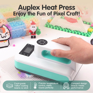 <span class=keywords><strong>Machine</strong></span> à presser à chaud compacte pour perles fusibles, outil de bricolage familial pour perles pixel - Product Image 2