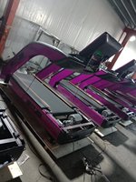 Tapis roulant commercial personnalisable avec écran LED YL-T001, station d'entraînement pour lieux de fitness de haut niveau, tapis roulant électrique