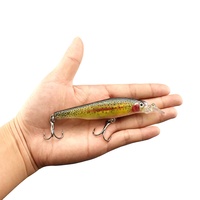 HOT Verkauf Minnow elektrische mechanische Vibration Jerkbait Wobbler Swimbait USB wiederauf ladbare blinkende LED-Licht Angel köder