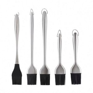 Stainless Steel High Temperature Bbq Pastry Brush-Dishwasher <b>Oven</b> Safe Eco-Friendly Premium Baking Tools - Product Image 3