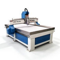 Routeur de gravure sur pierre CNC 1325 avec système de contrôle NC Studio DSP, moteur à broche unique et pompe pour la sculpture sur marbre, granit et pierres tombales
