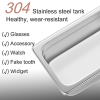 Máquina de Limpieza Ultrasónica de 900 ml para Diamantes, Piedras Preciosas, Cajas de Relojes, Movimientos, Resortes, Lentes de Gafas, Herrajes, Tornillos y Piezas Pequeñas