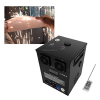 Machine à feux d'artifice électriques en métal pour mariage, avec flamme froide, brouillard dansant, DMX512 et télécommande, AC 110-240V 750W