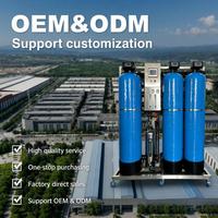 Machine de purification d'eau automatique par osmose inverse de 1000 litres par heure avec sortie d'usine