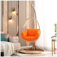 Chaise de boule suspendue en acrylique pour enfants, œuf, balançoire d'intérieur, balcon, bulle, populaire,