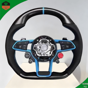 Volant en fibre de carbone pour <span class=keywords><strong>Audi</strong></span> Série <span class=keywords><strong>Q</strong></span> Q3 Q2 Q5 Q8 Q7 Volant de voiture personnalisé - Product Image 5