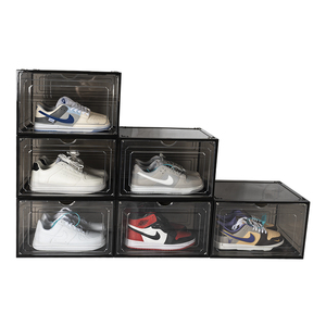 Premium Sapato Magnético Caixa De Armazenamento À Prova De Poeira Espessado PP Gabinete De Plástico para Sneakers & Sapateira - Product Image 4