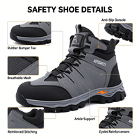 Bottes isolantes pour toutes les saisons, chaussures de sécurité électriques, chaussures isolantes pour hommes, chaussures de sécurité haute tige 6kV, chaussures de sécurité légères