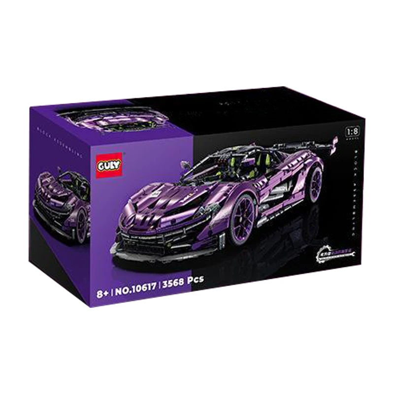 Guly 10617 - 3568pcs Technical Remote Control Sports Car Model