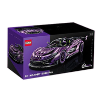 Guly 10617 3568pcs Modèle de voiture de sport technique télécommandée MOC Racing Car Bricks Toys for Boys Gift Building Blocks Sets