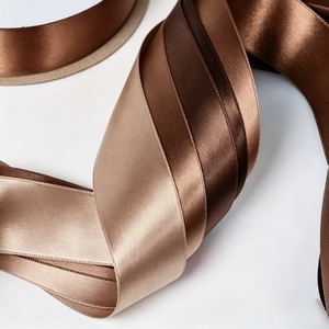 Bulk Wholesale Custom Printed Pattern Double Side Satin <b>Ribbon</b> for Christmas & Holiday Gift Wrapping Packing - Product Image 2