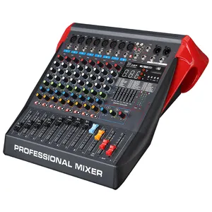 Mixer Audio professionale di potenza professionale in fabbrica, Mixer Audio di grande potenza a 6 canali con amplificatore