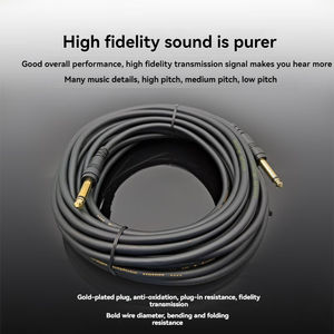 6,35mm a XLR Mono Stereo 1/<span class=keywords><strong>4</strong></span> Jack <span class=keywords><strong>Cable</strong></span> de audio PVC con camisa XLR a 6,35mm 6,5 para uso en monitores - Product Image 3