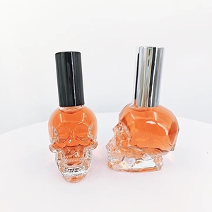 50ml Transparent <strong>Glass</strong> <strong>Bottle</strong> <strong>Skull</strong> Shaped Small Perfume <strong>Bottle</strong> - Product Image 1