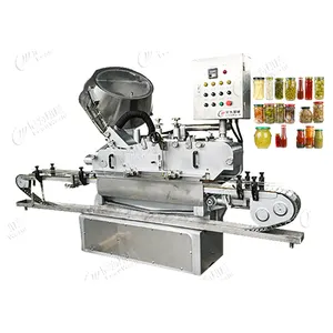 Leadworld Glass Bottle Capping Machine with Rising Feeder