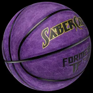 Cheap Custom Logo Printed Colorful Rubber Basketball
