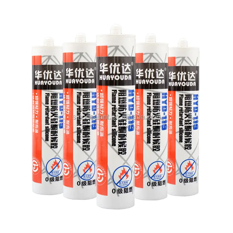 Lem perekat Sealant silikon tahan api lem perekat penyegel silikon netral lem perekat Ms