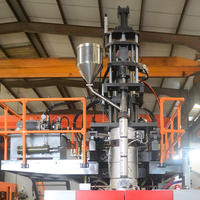 Machines d'extrusion-soufflage pour fûts en PEHD 25L 30L 50L 60L, machine de fabrication de barils en PE automatique certifiée CE