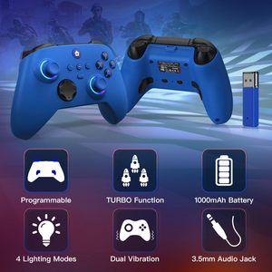 Coolrabbie 2.4G không dây BT Gamepad chơi <span class=keywords><strong>game</strong></span> trực tiếp kết nối PC Joypad phím điều khiển cho Xbox loạt S/x điều khiển không dây - Product Image 4