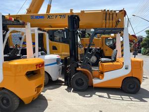 Chariot élévateur diesel TCM d'occasion à bas prix, 2,5 tonnes, haute qualité, 3 mètres, personnalisable avec vérin. - Product Image 2