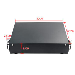 <span class=keywords><strong>Panel</strong></span> de Conexiones de Fibra Óptica de 2U y 36 Puertos, Montaje en Rack de 19 Pulgadas, Puerta Delantera/Trasera Deslizante SC/LC, Caja de Terminales, FTTH ODF ONU ODU - Product Image 1