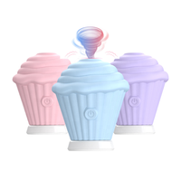 Ensemble de 5 jouets pour adultes, vibrateur Ice Cupcake, stimulation de l'anus, du clitoris et des mamelons, 212,8 g