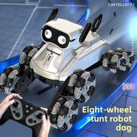 Chien robot intelligent télécommandé en plastique électrique avec détection de geste, modèle HH202, pour adolescents - Cadeau d'anniversaire