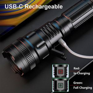 CITICITY <b>LED</b> Flashlights 15W Super Bright <b>Rechargeable</b> Torch <b>Light</b> 3 Modes Accept Customized Battery Including - Product Image 5