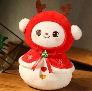 Venta al por Mayor de Peluches Grandes de Santa Claus y Alces Navideños, Bolsa de Almacenamiento de Frutas de Felpa Suave, Regalo Navideño para Niñas con Relleno de PP - Product Image 3