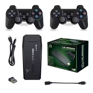 M8 <span class=keywords><strong>Video</strong></span> 2.4G doppia Console di gioco senza fili 4K TV giocatore di videogiochi 10000 giochi retrò Stick per PS1/GBA ragazzo regalo - Product Image 1
