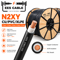 Câble d'alimentation souterrain 0,6/1KV N2XY YJV 2, 3, 4 ou 5 conducteurs 16mm 25mm 35mm 95mm 120mm 150mm Cuivre CU/XLPE/PVC YJV
