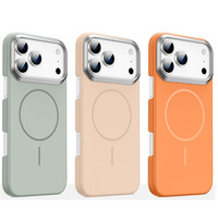 Nouvelle Coque de Téléphone Portable Rigide Luxe Colorée PC avec Chargement Magnétique Sans Fil Anti-Choc pour iPhone 17 16 15 Pro Max