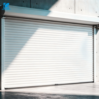 Porte de garage à enroulement en acier sur mesure Goldway, électrique, étanche, résistante au vent, garantie de 2 ans