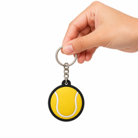 Direkt vom Hersteller: Individuell Bedruckter PVC-Schlüsselanhänger, Gelber Weichgummi-Schlüsselanhänger, Großhandel, Geschenk für Läufer und Marathon-Enthusiasten