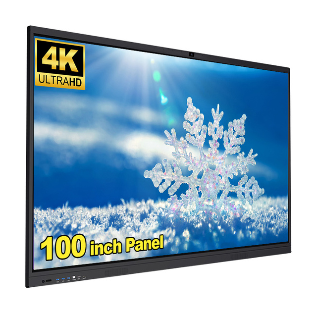 85" Touchscreen Monitor Smart Board, 4K Interactive Presentation Electronic Whiteboard with Android 13 for Office, Classroom