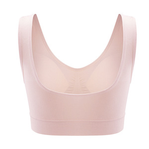 Pour <span class=keywords><strong>Amazon</strong></span> femmes respirant sans bretelles sport Fitness Yoga soutien-gorge <span class=keywords><strong>grande</strong></span> <span class=keywords><strong>taille</strong></span> sans armatures - Product Image 2
