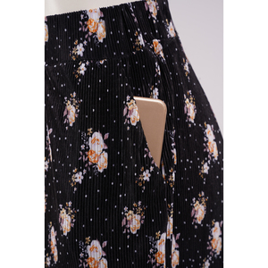 <span class=keywords><strong>Pantaloni</strong></span> a Gamba Larga alla Moda per <span class=keywords><strong>Donna</strong></span>, Vita Alta con Elastico, Orlo Arricciato, Vestibilità Comoda per Primavera Estate, Personalizzabili - Product Image 4