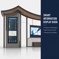 Abri de bus intelligent personnalisé en usine Zemso – Abri de bus moderne au design le plus récent